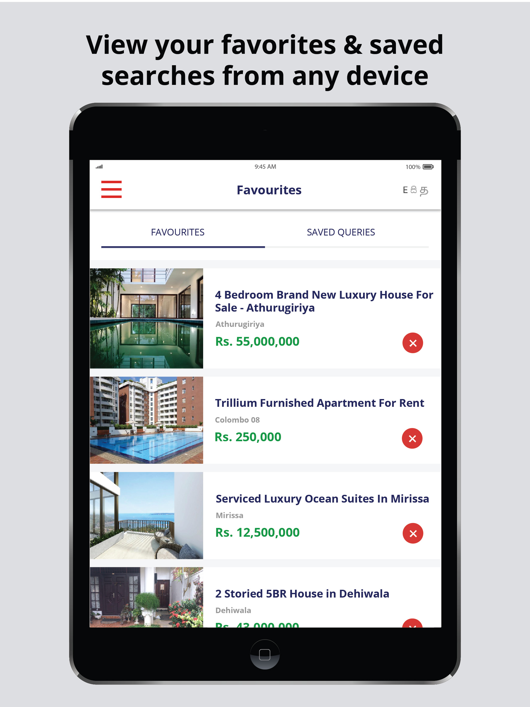 LankaPropertyWeb Property App
