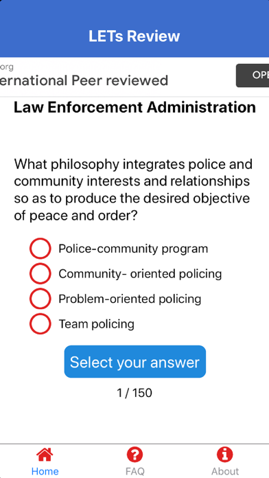 Criminology Board Exam Review Screenshot