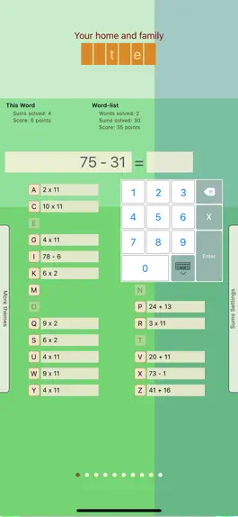 Game screenshot Sums and Words for iPhone mod apk