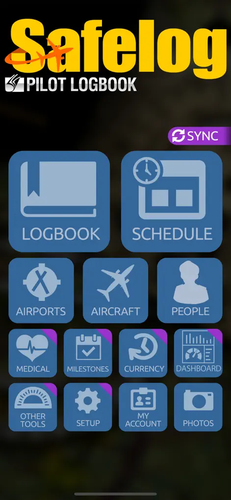 Safelog Pilot Logbook - Lifestyle App | MWM