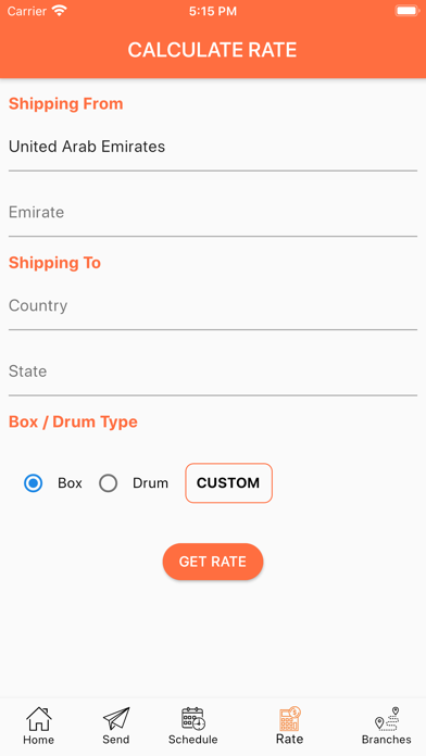 App screenshot