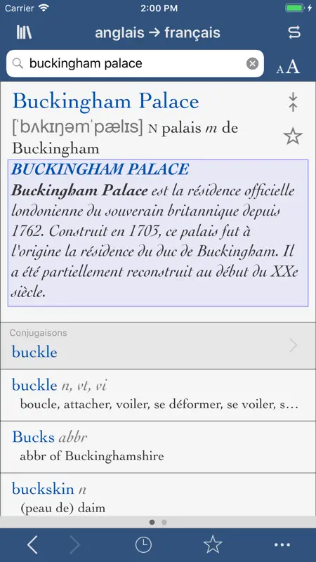 Collins-Robert Concise screenshot 3 of 5