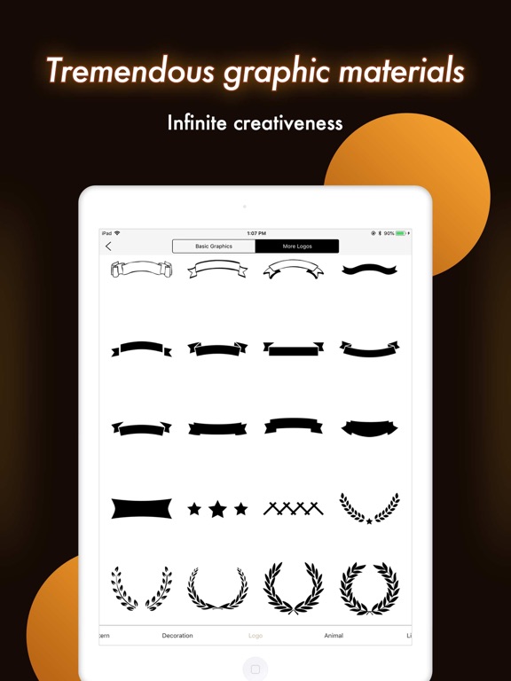 Logo Design - Maker & Creator iPad screenshot 5 - Utilities app