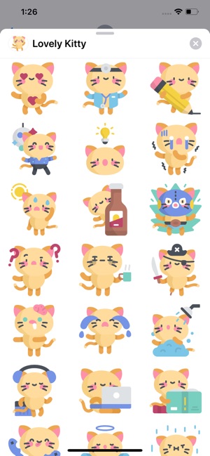 Lovely Kitty Sticker Pack
