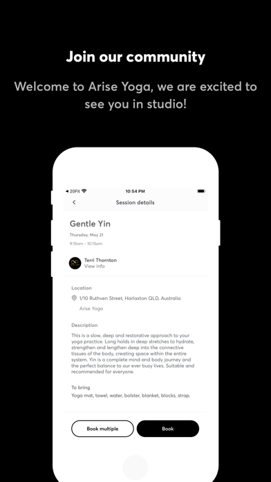 Arise Yoga Screenshot
