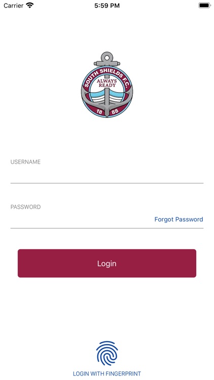 South Shields FC Ticket App