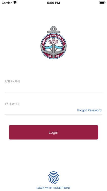 South Shields FC Ticket App