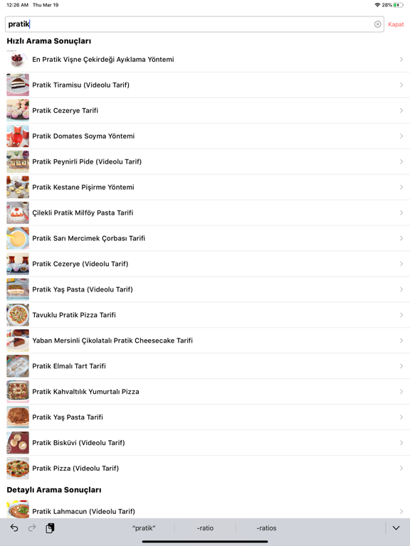 Tarif Küpü - Yemek Tarifleri iPad screenshot 7 - Food & Drink app