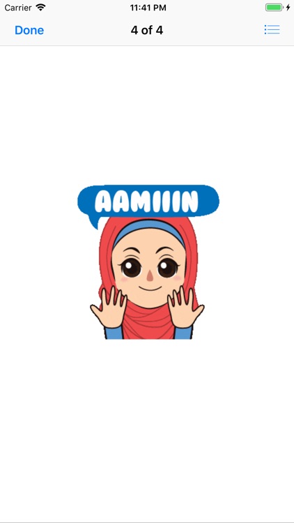 Muslim Hijab Girl Greetings screenshot-3