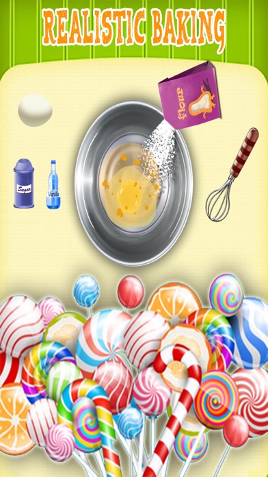 Lollipop Cake Pop Maker Game Screenshot