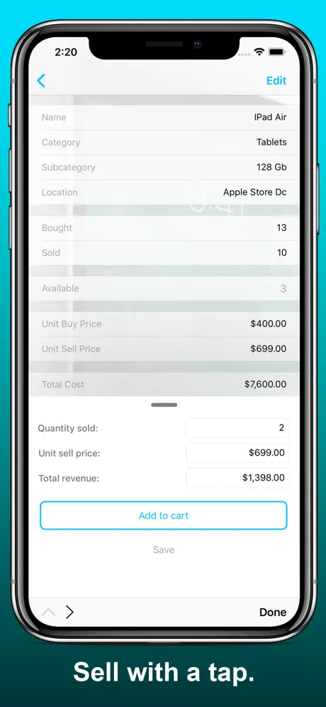 Inventory Now: product tracker
