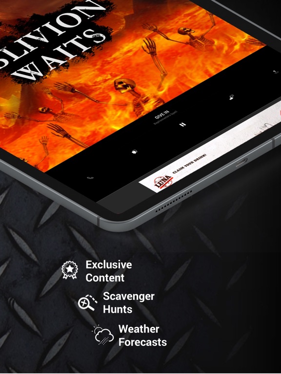 98.3 The Snake iPad screenshot 3 - Music app