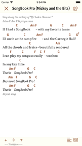 Song Book Pro screenshot