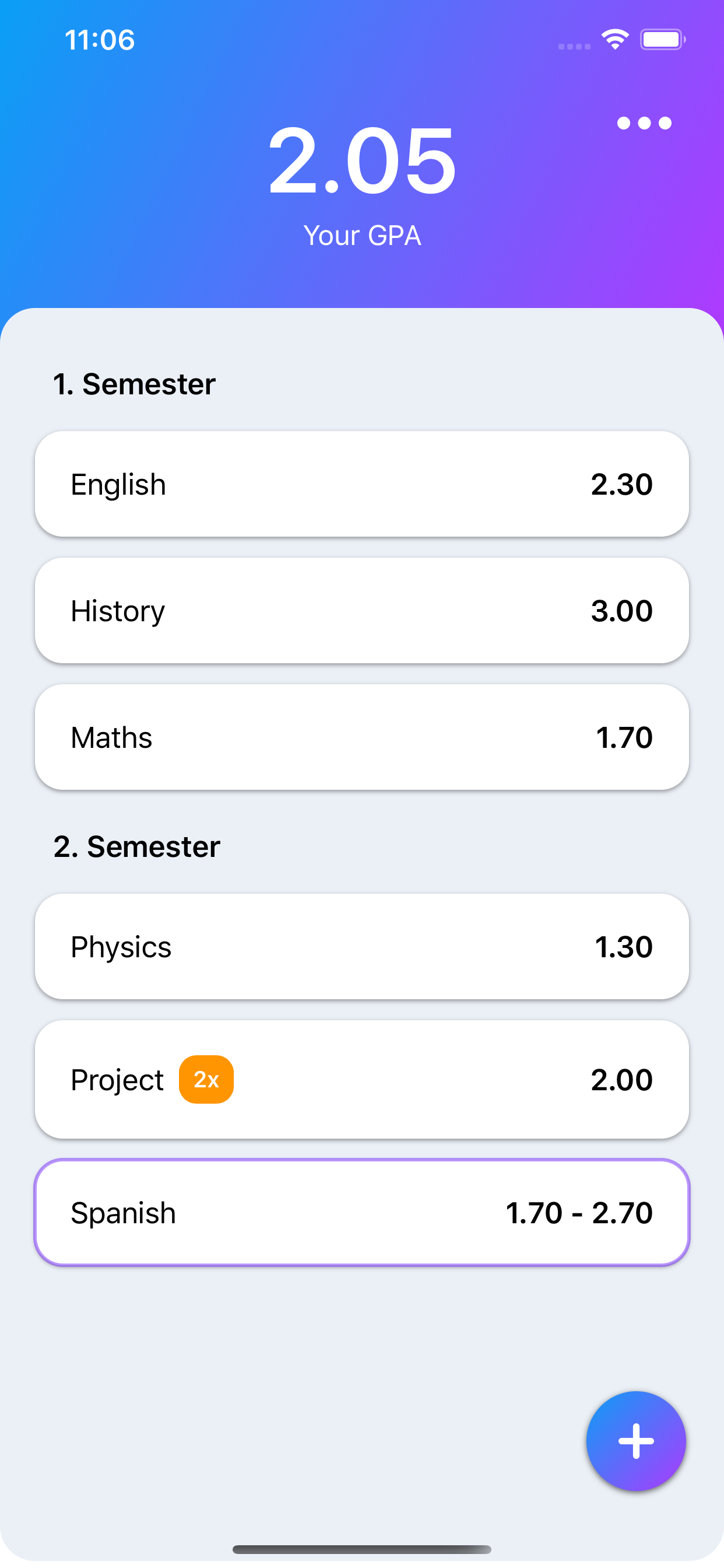 GradeCalc - GPA Calculator