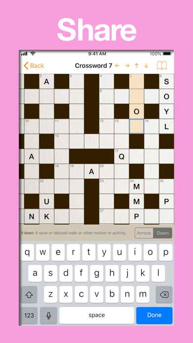 Accessible Crosswords Screenshot