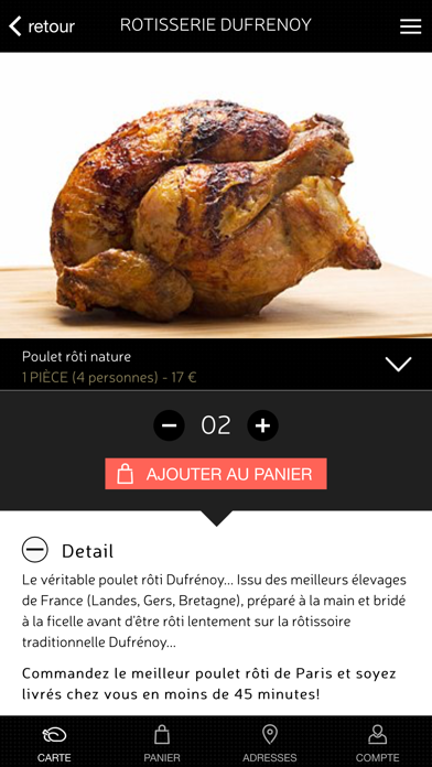 How to cancel & delete Rotisserie Dufrenoy from iphone & ipad 2