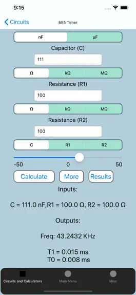 Game screenshot Electronics Circuit Calculator mod apk