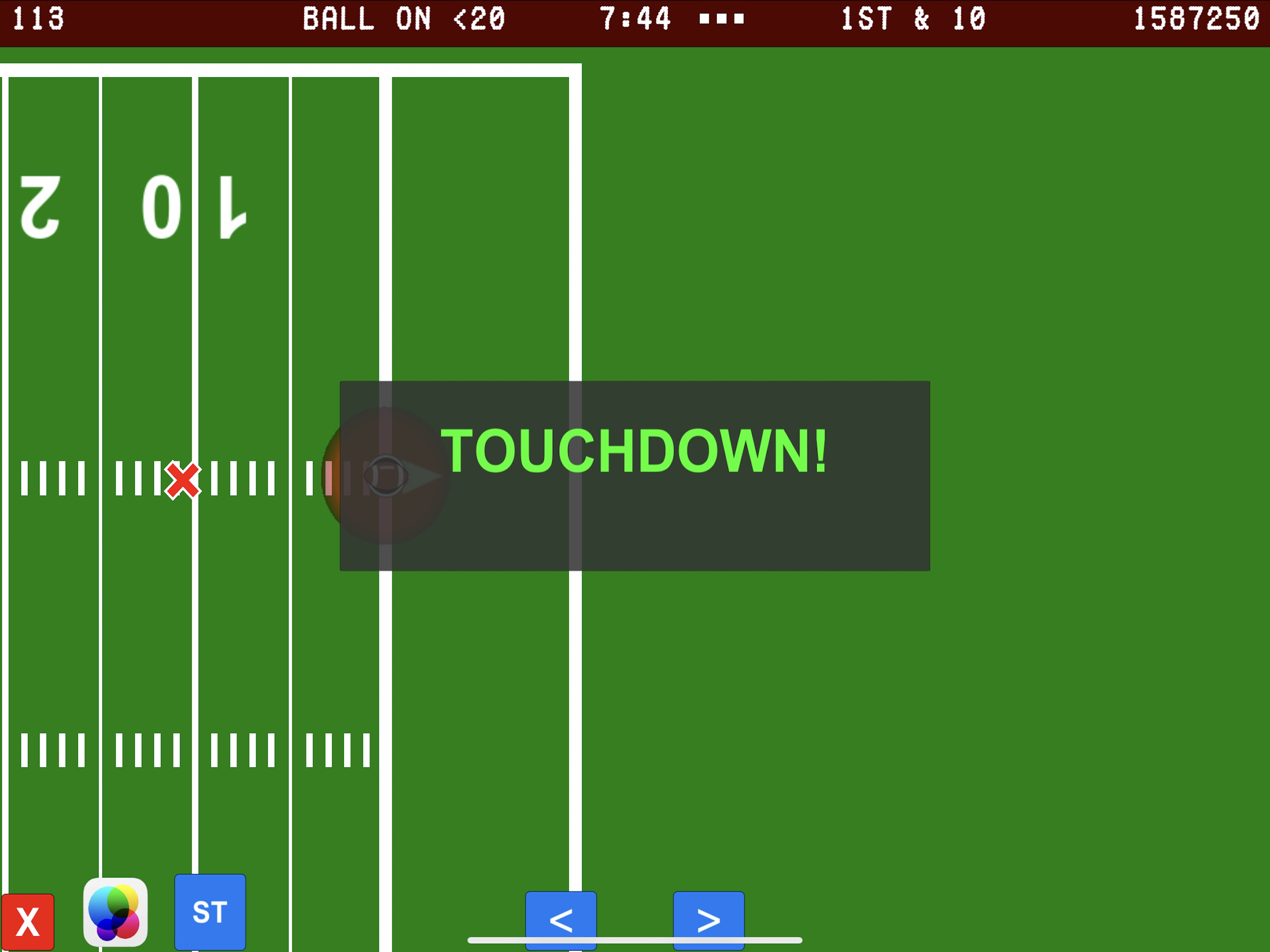 X vs O Football