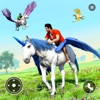 Icon Flying Horse Unicorn Simulator