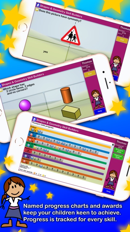 Shapes+Geometry Skill Builders