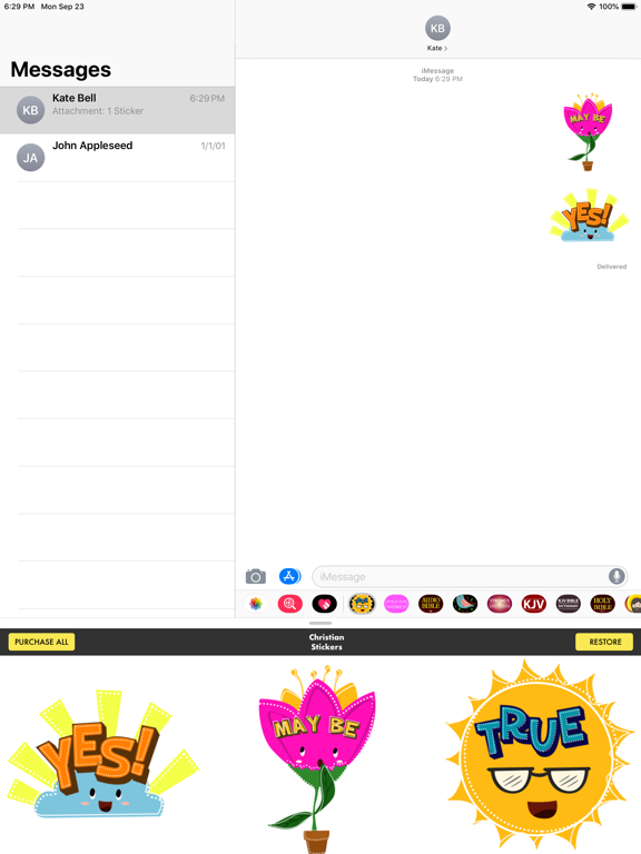 Screenshot #4 pour Christian Stickers - Truth