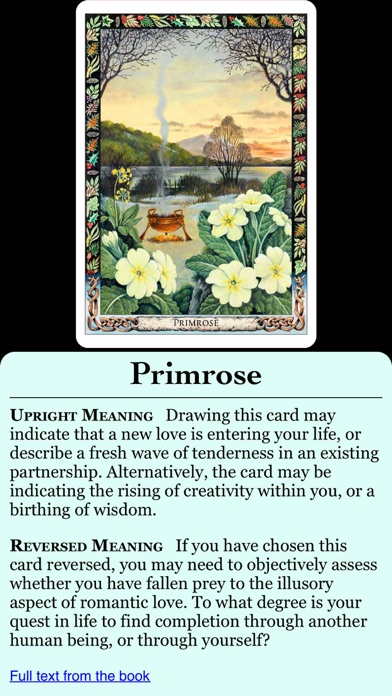 Druid Oracle Cards Screenshot