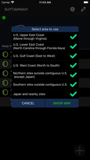 SurfTideWatch (Tide graph) screenshot 3
