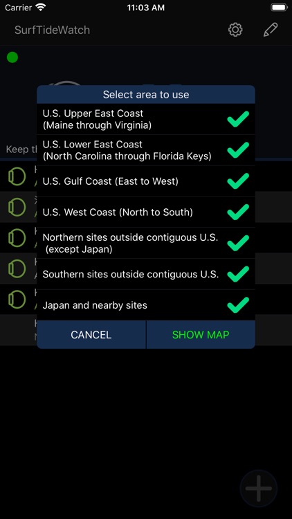 SurfTideWatch (Tide graph)