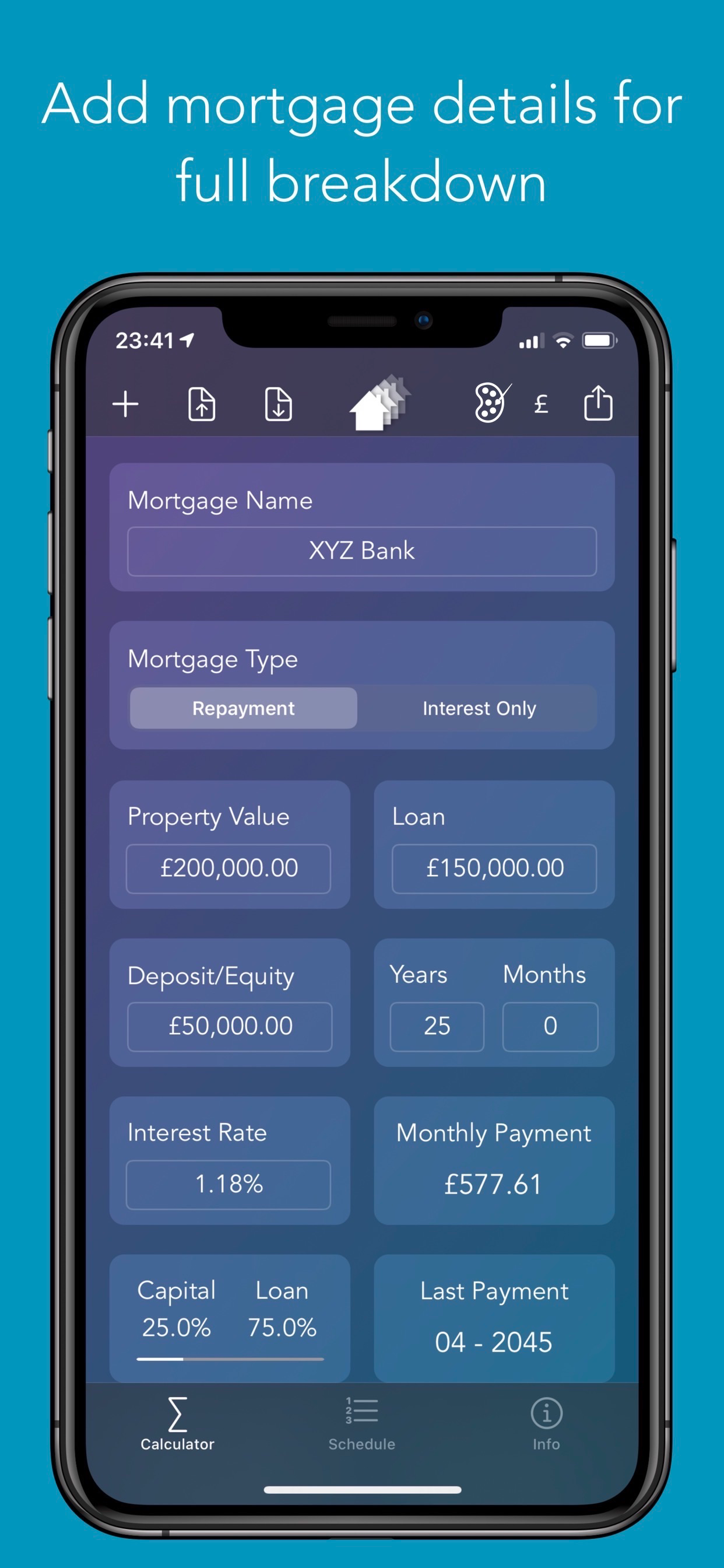 Easy Mortgage Calculator