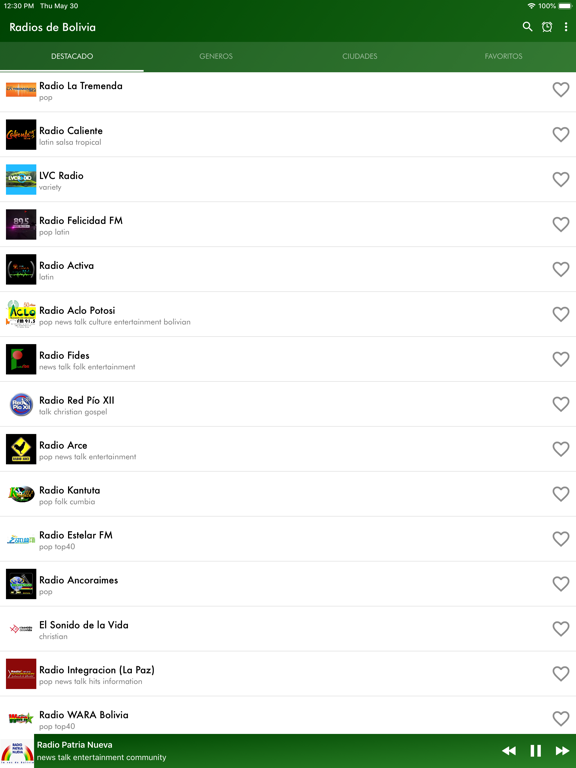 Screenshot #4 pour Radios de Bolivia en Vivo