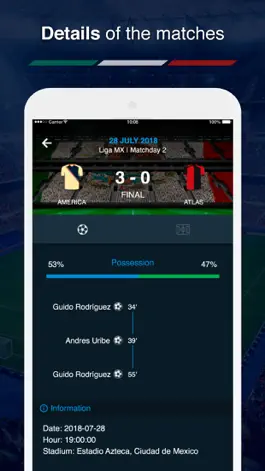 Game screenshot Mexican Football Scores hack