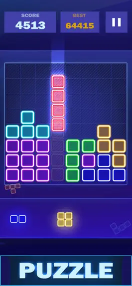 Game screenshot Glow Block Puzzle Legend mod apk
