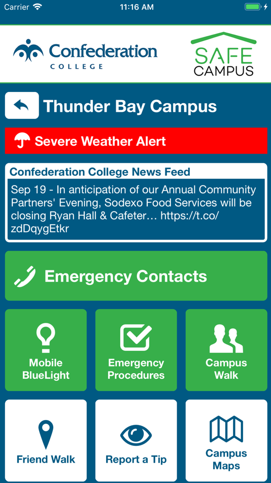 #2. Safe Campus (iOS) 由: Confederation College