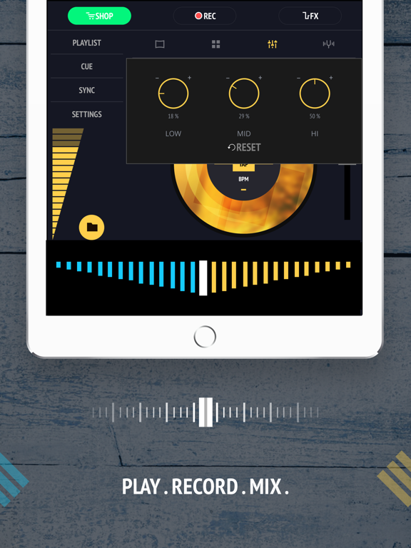 Screenshot #6 pour UPfader-Dj Player & Mixeur