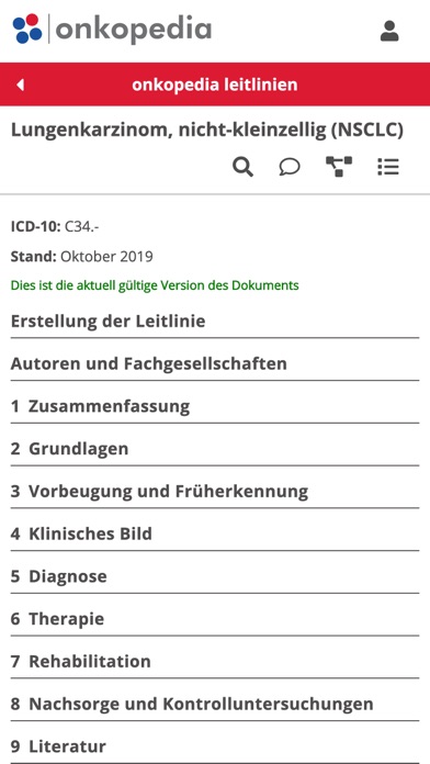 Onkopedia Leitlinienportal screenshot 4