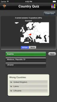 Country Quiz iphone bilder 2