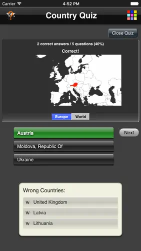 Country Quiz screenshot 3