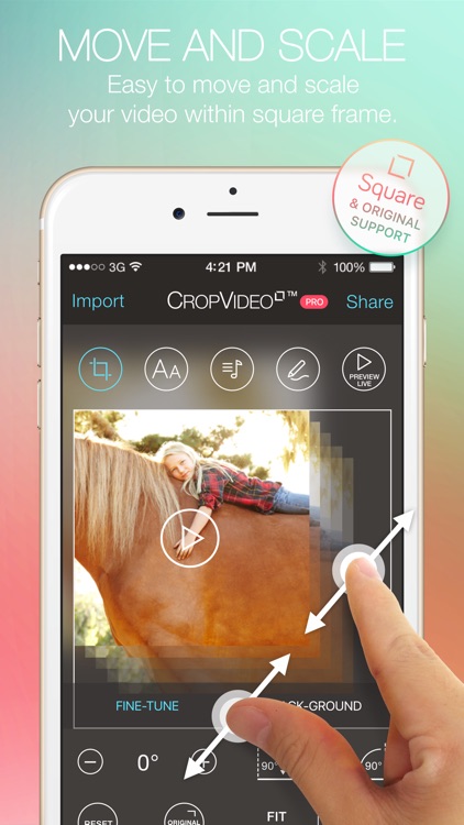 Crop Video Square Editor