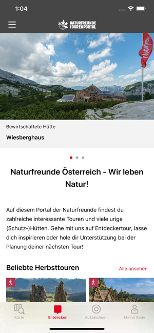 Naturfreunde Tourenportal
