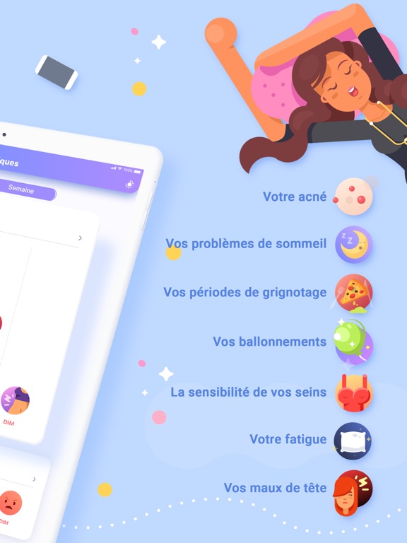 Screenshot #6 pour Paloma - Calendrier des Règles