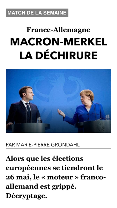 Screenshot #2 pour L'ancienne app Paris Match