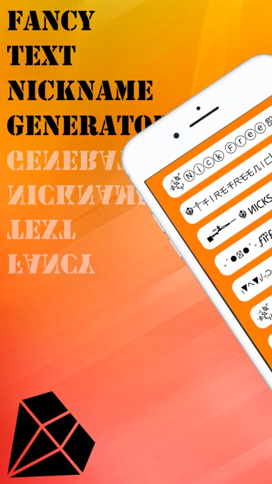 Nickname Generator: Fancy Text Screenshot