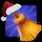 Santa on broom is a game specially design for kids on the fantasy of christmas
