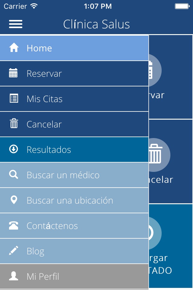 tuOtempO - App para pacientes screenshot 2