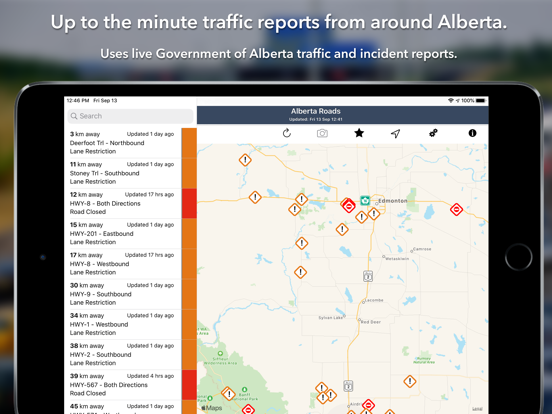 Screenshot #4 pour Alberta Roads