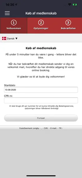 Game screenshot FysioDanmark App hack