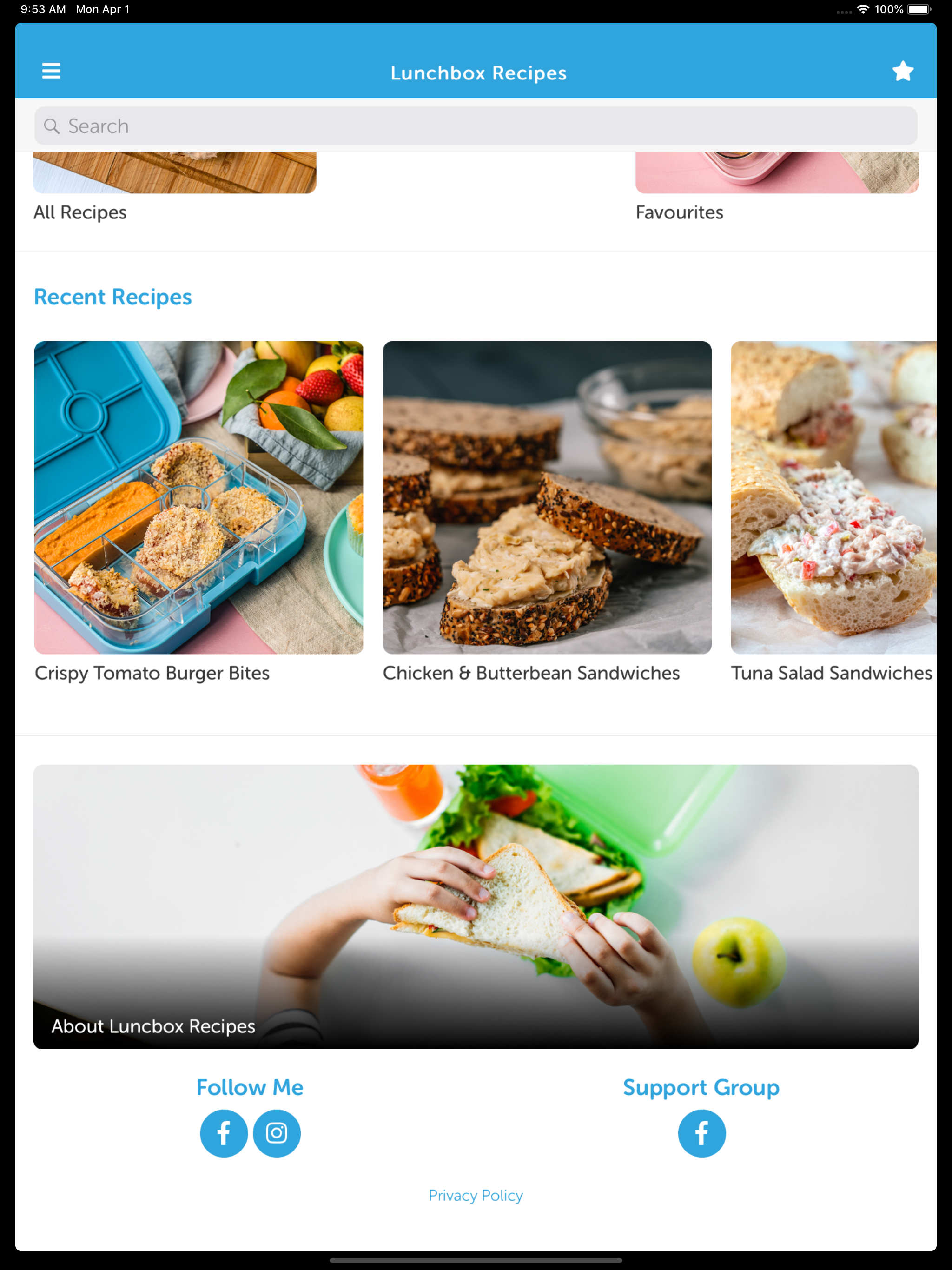 Lunchbox Recipes