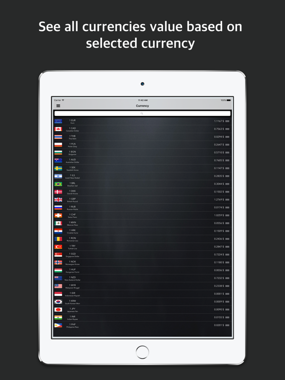 Screenshot #6 pour Currency converter: Live rate