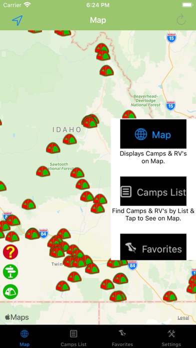 Screenshot #3 pour Idaho – Camping & RV spots