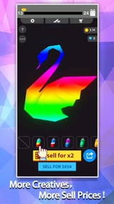 Idle Painter 3D-Low Poly&Tap screenshot